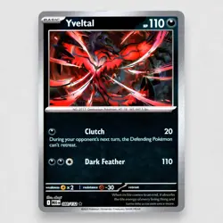 Yveltal 088/132 ME01: Mega Evolution Reverse Holo Rare Pokemon TCG NM - Image 1