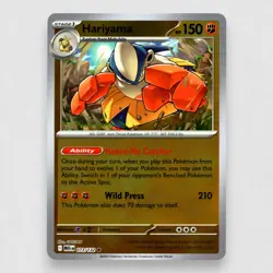 Hariyama 073/132 ME01: Mega Evolution Reverse Holo Rare Pokemon TCG NM - Image 1