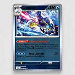 Clawitzer 038/132 ME01: Mega Evolution Reverse Holo Rare Pokemon TCG NM - Image 1