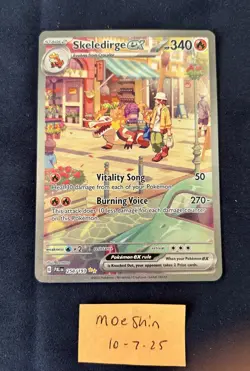 Pokemon TCG Skeledirge EX 258/193 Paldea Evolved SIR - Image 3