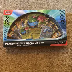 Venusaur ex Blastoise ex Premium Collection GameStop Exclusive - Pokemon TCG - Image 1