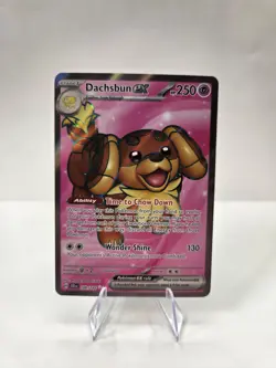 Dachsbun EX 160/142 Sv07 Stellar Crown Ultra Rare Pokemon - Image 1