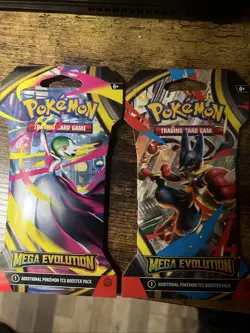Mega Evolution Sleeved Booster Pack Sealed Pokemon Packs- RANDOM ART - Image 1