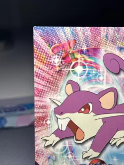 Pokemon - Topps - #19 Rattata - Non Holo - Black Logo LP - Image 2