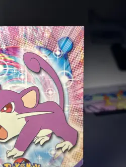 Pokemon - Topps - #19 Rattata - Non Holo - Black Logo LP - Image 3