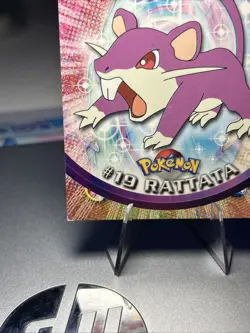 Pokemon - Topps - #19 Rattata - Non Holo - Black Logo LP - Image 5