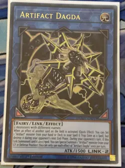 Artifact Dagda DUOV-EN019 Duel Overload 1st Edition Yugioh - Image 1