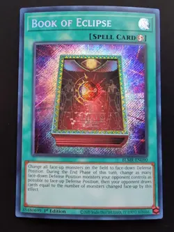 Yugioh Book of Eclipse BLMR-EN090 Secret Rare 1st Ed NM - Image 1