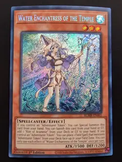 Yugioh Water Enchantress of the Temple Secret Rare BLMR-EN065 1st Ed NM - Image 1