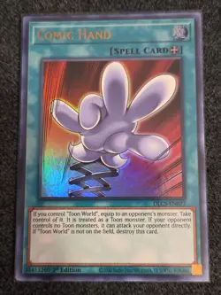 Yugioh: Cosmic Hand - DLCS-EN077 - Ultra Rare (Gold) - 1st Edition - NM - Image 1