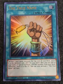 Yugioh - The True Name Ultra Rare 1st Edition LED7-EN014 VLP - Image 1