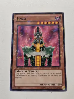 Jinzo BP01-EN003 Starfoil Rare Yugioh 1st Edition Battle Pack: Epic Dawn 2012 NM - Image 1