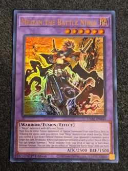 Yugioh Meizen the Battle Ninja DABL-EN040 Ultra Rare 1st Ed NM - Image 1