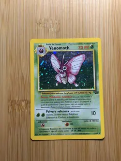 Pokemon Venomoth Holo Card 13/64 Jungle Rare, Near Mint Condition - Image 2