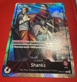 One Piece SHANKS OP09-001 - Promo Card PSA Limited Edition July 2025 - Image 5
