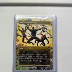 MTG Marvel's Spider-Man Multiverse Passage #206 Rare Regular Land Single Card - Image 1