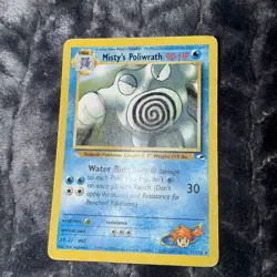 Misty's Poliwrath 31/132 Gym Heroes Rare Pokemon Card MP - Image 1