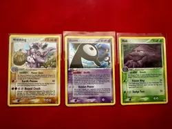 Pokemon Trading Card Game Nidoking Unown Muk Lot - Image 1