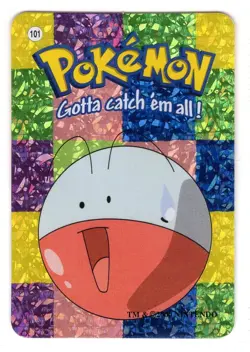 Electrode #101 - Vintage Vending Machine Prism Sticker 2000 - Pokemon Card - Image 1