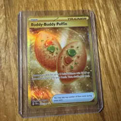 Buddy-Buddy Poffin - 223/167 Pokemon Twilight Masquerade Gold Hyper Rare Card - Image 1