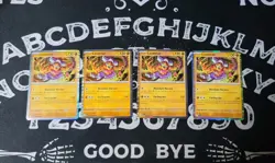 4x Hariyama 073/132 Holo Mega Evolution Pokemon NM Card Playset MEG EN X4 - Image 1