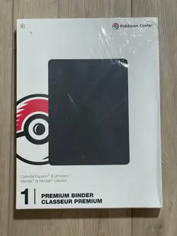 Pokemon Center Exclusive Celestial Espeon Umbreon Premium Trading Card Binder - Image 1