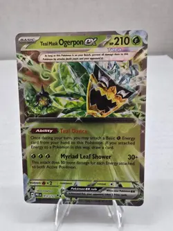 Pokemon Card TCG: SV: Prismatic Evolutions Teal Mask Ogerpon EX 012/131 NM - Image 1
