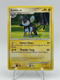 Pokemon Diamond & Pearl  52/130 Uncommon Card - Luxio - Image 1