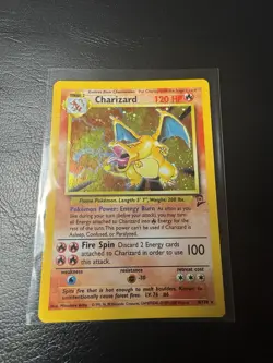 Pokeman Charizard 4/102 Base Set Holo Rare Vintage Card 1999 Excellent Condition - Image 1
