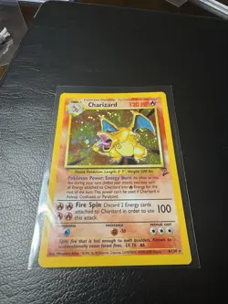 Pokeman Charizard 4/102 Base Set Holo Rare Vintage Card 1999 Excellent Condition - Image 2