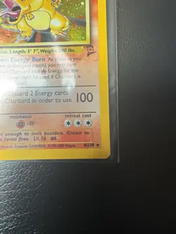 Pokeman Charizard 4/102 Base Set Holo Rare Vintage Card 1999 Excellent Condition - Image 4