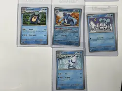 Water Type Pokemon Card Lot - Beartic, Carracosta, Palpitoad, Cubchoo, Tirtouga - Image 3