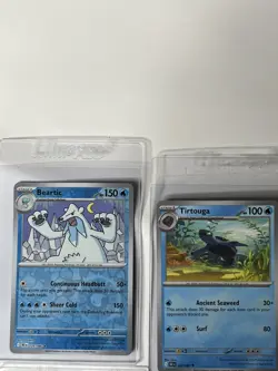 Water Type Pokemon Card Lot - Beartic, Carracosta, Palpitoad, Cubchoo, Tirtouga - Image 4