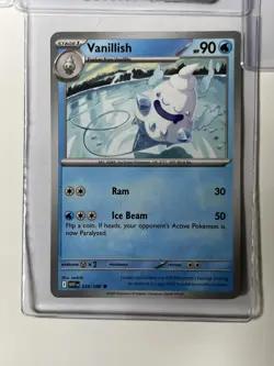 Water Type Pokemon Card Lot - Beartic, Carracosta, Palpitoad, Cubchoo, Tirtouga - Image 5