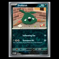 Trubbish 116/182 - Reverse Holo - TCG Paradox Rift Pokemon Card - Image 1