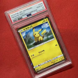PSA10 Pokemon Card Pikachu 376/SM-P Lawson Summer Campaign 2019 Japanese - Image 1