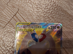 2018 Latios & Latias GX 105/095 SR Holo sm9 Pokemon Card Japanese Tag Bolt - Image 2