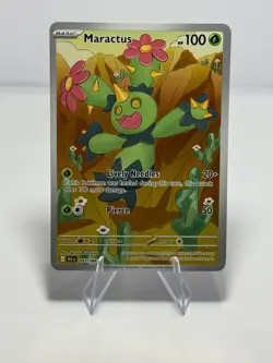 Pokemon Card TCG - Maractus 093/086 Black Bolt English - Illustration Rare - NM⭐ - Image 1
