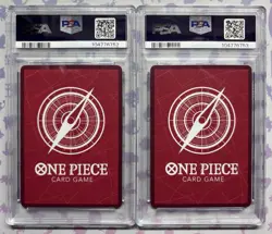 Monkey D Luffy ST13-003 & ST21-001 PSA10 One Piece Leader Card Sequential Number - Image 4