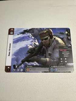 Star Wars Legion Shoretroopers / Rebel Veterans Acrylic Spot Gloss Promo Card - Image 2