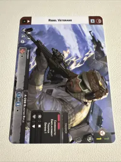 Star Wars Legion Shoretroopers / Rebel Veterans Acrylic Spot Gloss Promo Card - Image 3