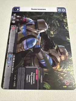 Star Wars Legion Shoretroopers / Rebel Veterans Acrylic Spot Gloss Promo Card - Image 4