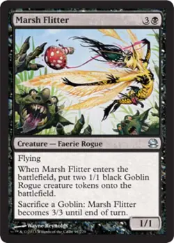 Marsh Flitter -Foil Light Play MTG Modern Masters - Image 1