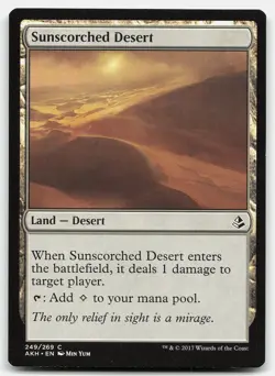 MTG Sunscorched Desert C Amonkhet 249 LP - Image 1