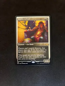Leonin Arbiter #418 Etched Foil [Double Masters 2022] NM+ MTG Cards - Image 1