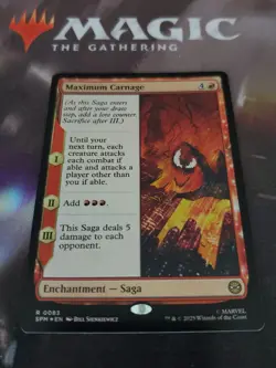 Mtg. Maximum Carnage. Foil. Marvel's Spider-Man. Pack Fresh - Image 1