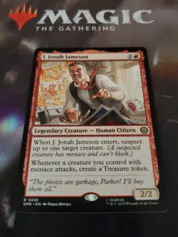 Mtg. J. Jonah Jameson. Marvel's Spider-Man. Pack Fresh - Image 1