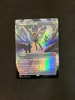 Crucible of Worlds (Borderless) [Double Masters 2022] Foil NM++ Magic MTG Cards - Image 1