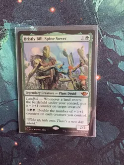 MTG English Bristly Bill, Spine Sower NM Foil Outlaws of Thunder Junction - Image 1
