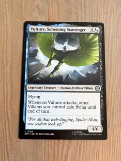Vulture, Scheming Scavenger - 158 - MTG: Spider-Man - Uncommon - Regular - Image 1